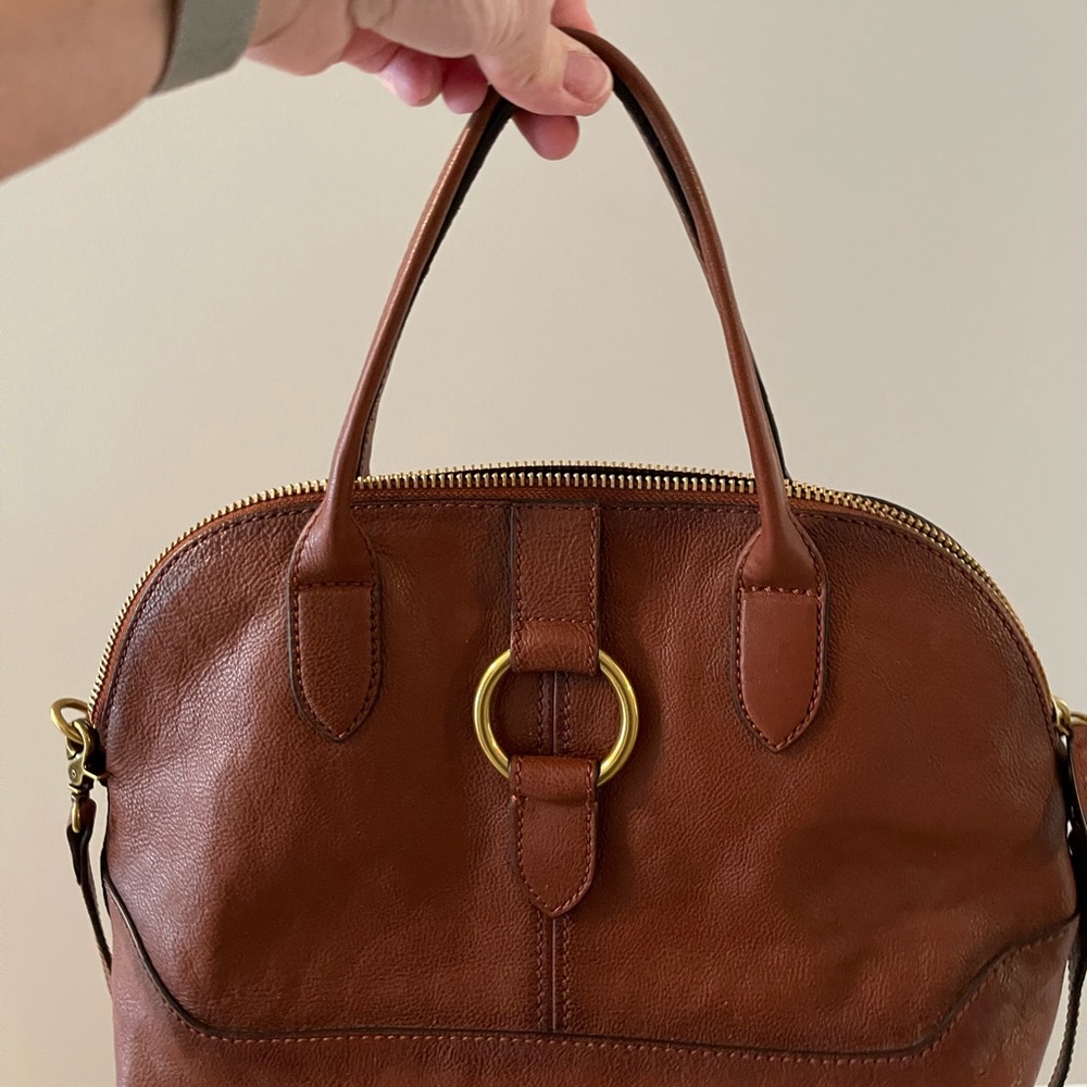 Frye brown leather purse